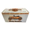 Image 2 : 3x Vintage Die Cast Car Coin Banks: Ertl 1918 Runabout & 2x Harley Davidson Themed