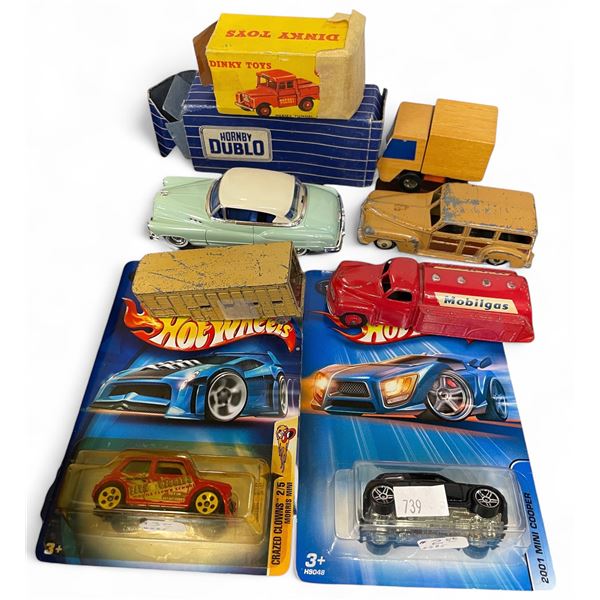 Assorted Toy Cars (Some Vintage) Hot Wheels, Solido, Dinky, Hornby, & More