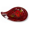 Image 1 : Vintage Flambe Moorcroft Floral Tear Drop Ashtray