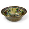 Image 1 : Vintage See-Through Cloisonne Floral Bowl