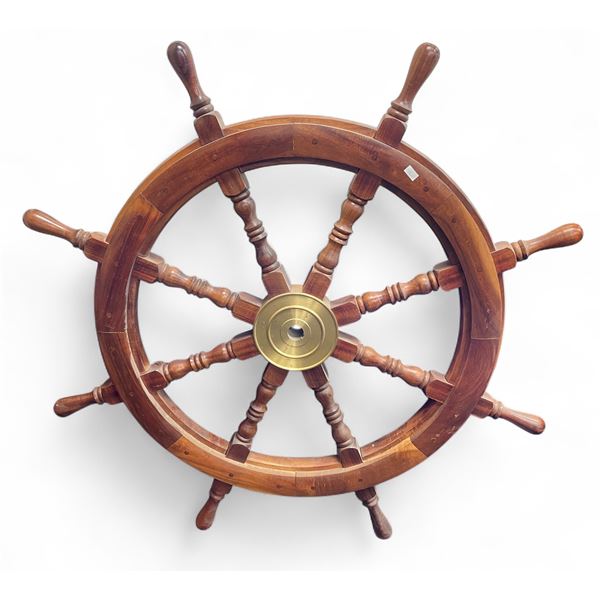 Vintage 8 Spoke Ships Wheel
