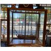 Image 2 : Beautiful Great Size H.M.S. Victory Model Ship In Oak Shadow Box With Midsection Plaque
