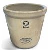 Image 1 : Antique Medalta Potteries Medicine Hat Stone Ware #2 Crock