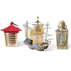 Image 1 : 3x Vintage Lights: Wedge Oil Lanter, The Flying Dutchman Shoe Lamp, & Mosquito Lamp