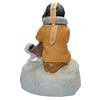 Image 2 : 1978 Premium Potter's Canadian Whiskey Alaskan Child & Dog Porcelain Bottle