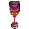 Image 2 : 5x Vintage Hand Painted Art Glass Glasses