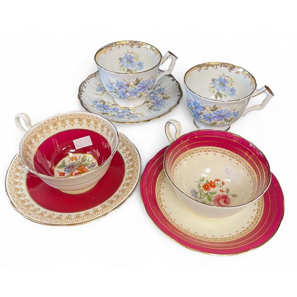 Vintage Aynsley Tea Cups & Saucers