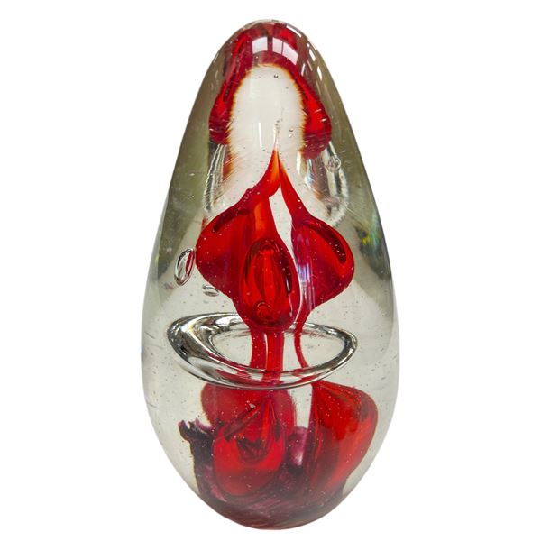 Vintage Art Glass Paper Weight