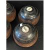 Image 2 : 4x Vintage Lawn Bowling Balls "Paull"
