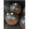 Image 3 : 4x Vintage Lawn Bowling Balls "Paull"