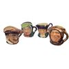 Image 1 : 4x Vintage Royal Doulton Toby Mugs