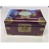 Image 2 : Vintage Asian Brass Accent With Jade Center Jewellery box