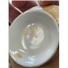 Image 2 : Vintage Signed S.J.E. 1901 Hand Painted Tea Cup & Saucers