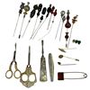 Image 1 : Vintage Variety: Hat Pins, Scissors, & Abalone Finger Nail Cleaner