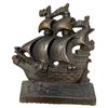Image 3 : 2x Vintage "A Galleon In The Time Of Elizabeth 1558-1603" Bronze Bookends