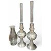 Image 1 : 2x Punched Metal Oil Lamps & Chimney