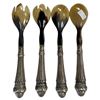 Image 2 : 4x Vintage Horn Carved Utensils