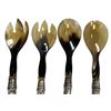 Image 3 : 4x Vintage Horn Carved Utensils