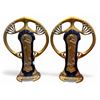 Image 1 : 2x Vintage Art Nouveau Style Oliver Tupton Table Lamps