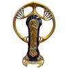 Image 2 : 2x Vintage Art Nouveau Style Oliver Tupton Table Lamps