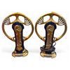 Image 1 : 2x Vintage Art Nouveau Style Oliver Tupton Table Lamps
