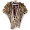 Image 1 : Vintage Hudson's Bay Company Fur Shawl