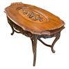 Image 2 : Vintage Handled  Floral Detailed Side Table