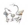 Image 1 : 3x Vintage Hand Made Stone Art Birds