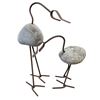 Image 2 : 3x Vintage Hand Made Stone Art Birds