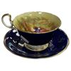 Image 2 : Vintage Aynsley Signed D.Jones Hand Painted Tea Cup & Saucer