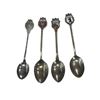 Image 2 : Assorted Stamped Silver:. 925 Necklace, Mexico Trinket Box, & .800 Spoons