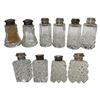 Image 1 : 10x Sterling Silver Capped Salt/Pepper Shakers