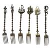 Image 2 : Assorted Silver Cutlery: Stamped With Cross, 90, Lion