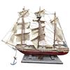 Image 2 : Vintage Clipper Siglo XIX Model Ship Made In Spain