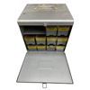 Image 2 : Vintage Metal Lock Box With Empty Hudson's Bay Company Slide Trays
