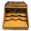 Image 1 : Vintage Weis Wooden Table Top Desk Organizer