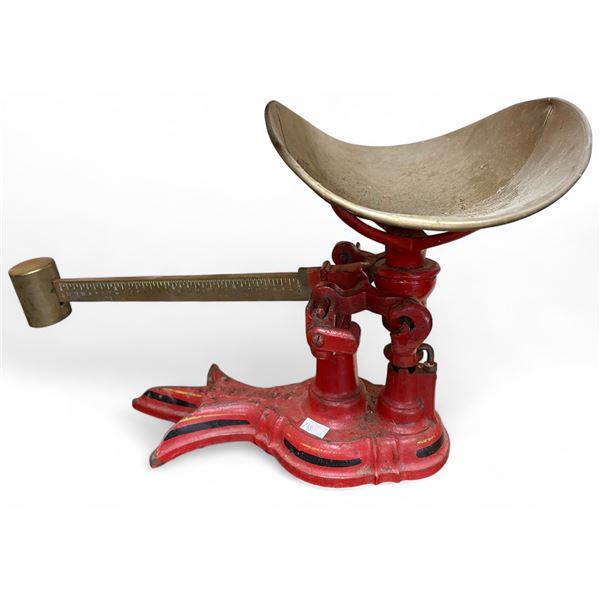 Antique 3 Claw Red Scale