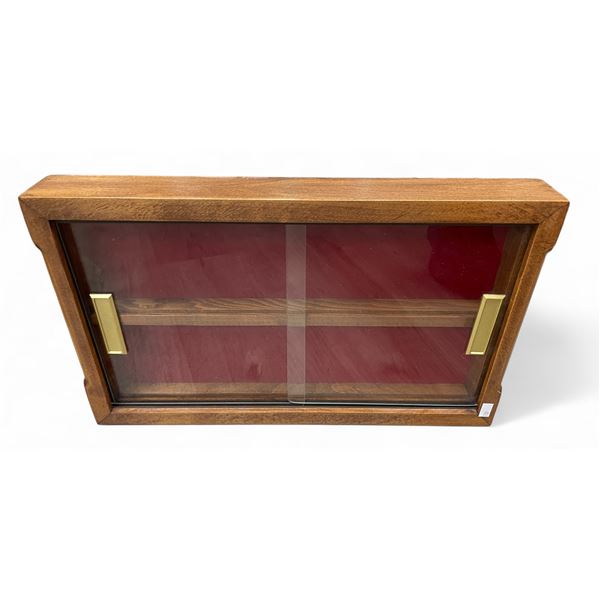Vintage Red Padded Display Case