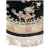 Image 2 : Vintage Asian 4 Toed Dragon Theme3d Circular Area Rug