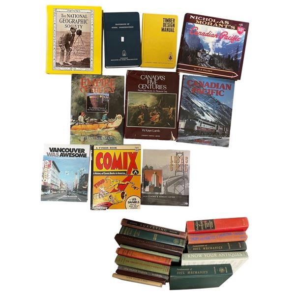Group - (x2) Boxes of books including construction, photography & engineering books