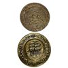 Image 1 : Embossed nautical decorative piece and Mayan calendar wall art