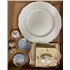 Image 2 : Group - Decorative English & Bavarian bone China and ceramic plates, butter dish & saucers