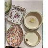 Image 3 : Group - Decorative English & Bavarian bone China and ceramic plates, butter dish & saucers
