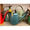 Image 3 : Shelf lot of vintage watering cans