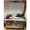 Image 2 : Group -Vintage DIR duffle bag, stainless cooler, beer towels, Heineken soft cooler, etc.
