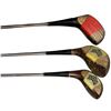Image 2 : 3 pc - Vintage persimmons drivers and fairway wood by Browning & Spalding
