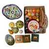 Image 1 : Large lot of vintage decorative plates, salt & pepper shakers, kitchen wares, etc.