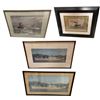 Image 2 : 4 pc - Framed prints of ships
