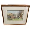 Image 2 : Group - Framed Myrtle Wright watercolor paintings, Misc. lithographs & prints