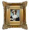 Image 2 : 3 pc - Gold ornate picture frames - x2 containing pictures